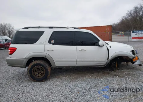 2004 Toyota Sequoia Sr5 V8 z USA, uszkodzony, nr VIN 5TDBT44A74S231944